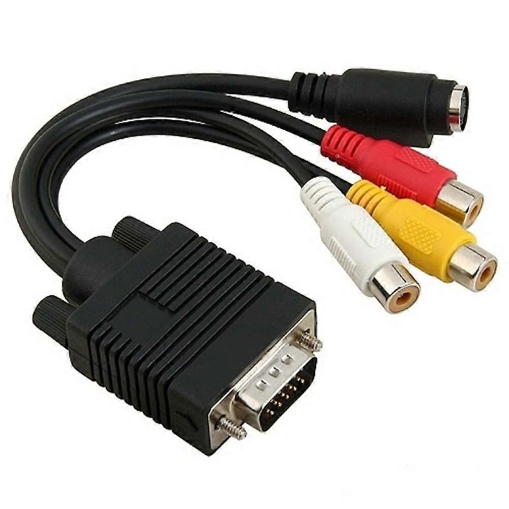 VGA to RCA Cable - High Performance Adapter for PC TV AV Projector