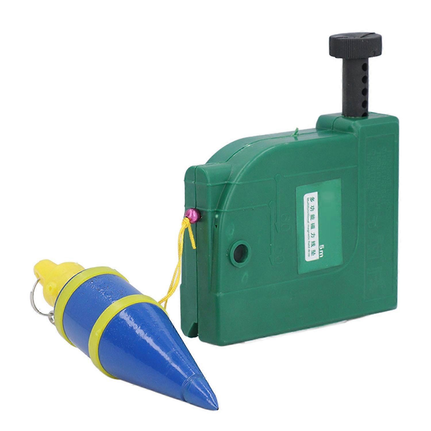 Magnetic Bob Setter Line Drop Measuring Tool 5 Meter Alloy Steel Wire Hammer for Construction Indust