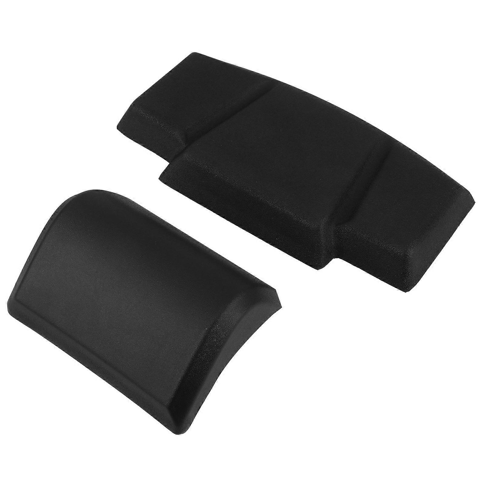 Black Motorcycle Backrest Pad for Passenger Comfort 1Set Universal