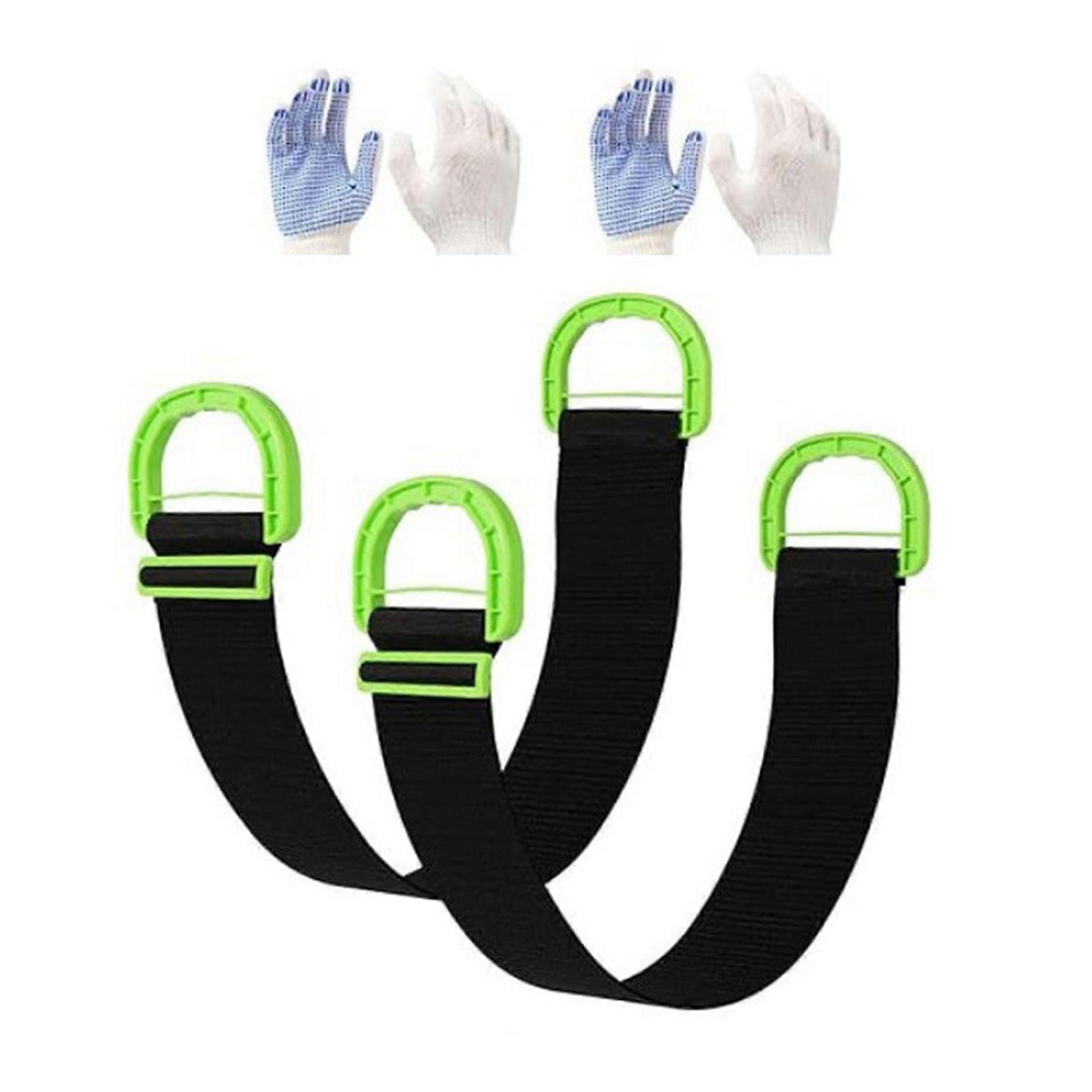 Furniture Lifting and Moving Straps Appliance Moving Belts 1 Person Lifting and Moving System for Furniture Appliances Multicolor