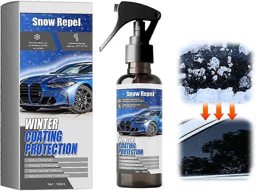 Deicer, 2025 New De Icer Spray for Car Windscreen, Fast Acting Melts Ice and Frost Quickly for Windows and Mirrors, Operates, Prevents Re Freezing