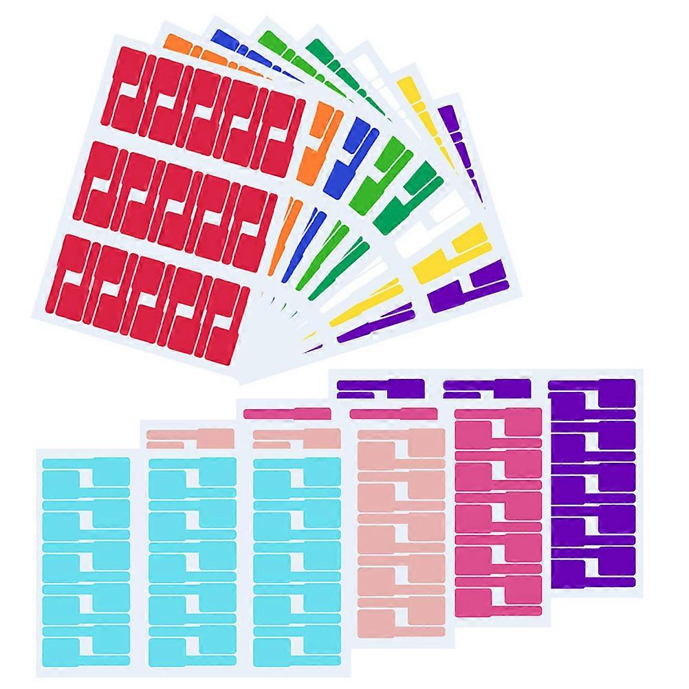 12 Sheets Cable Labels Tags Cord Labels Tags for Cable Management Electronics