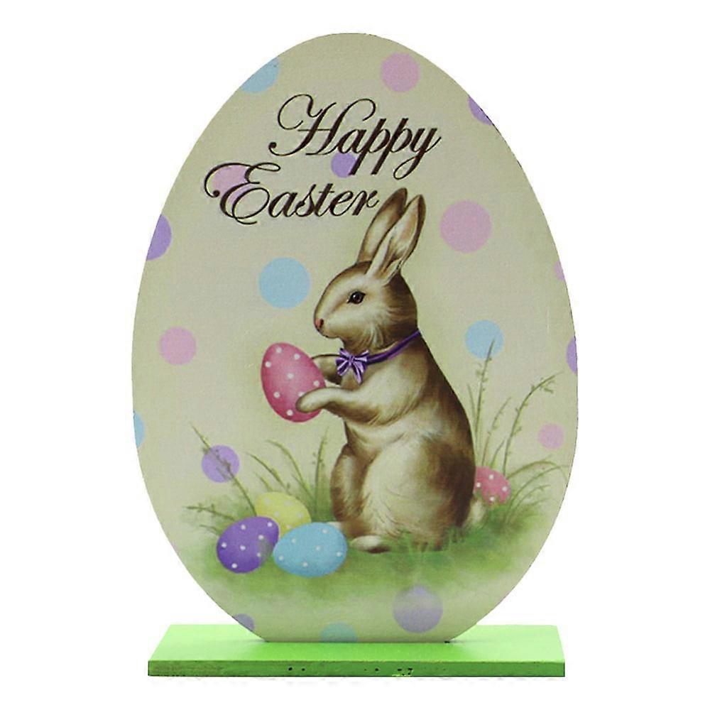 Easter Table Decor Multipurpose Easter Wood Bunny Tabletop Ornaments Decor