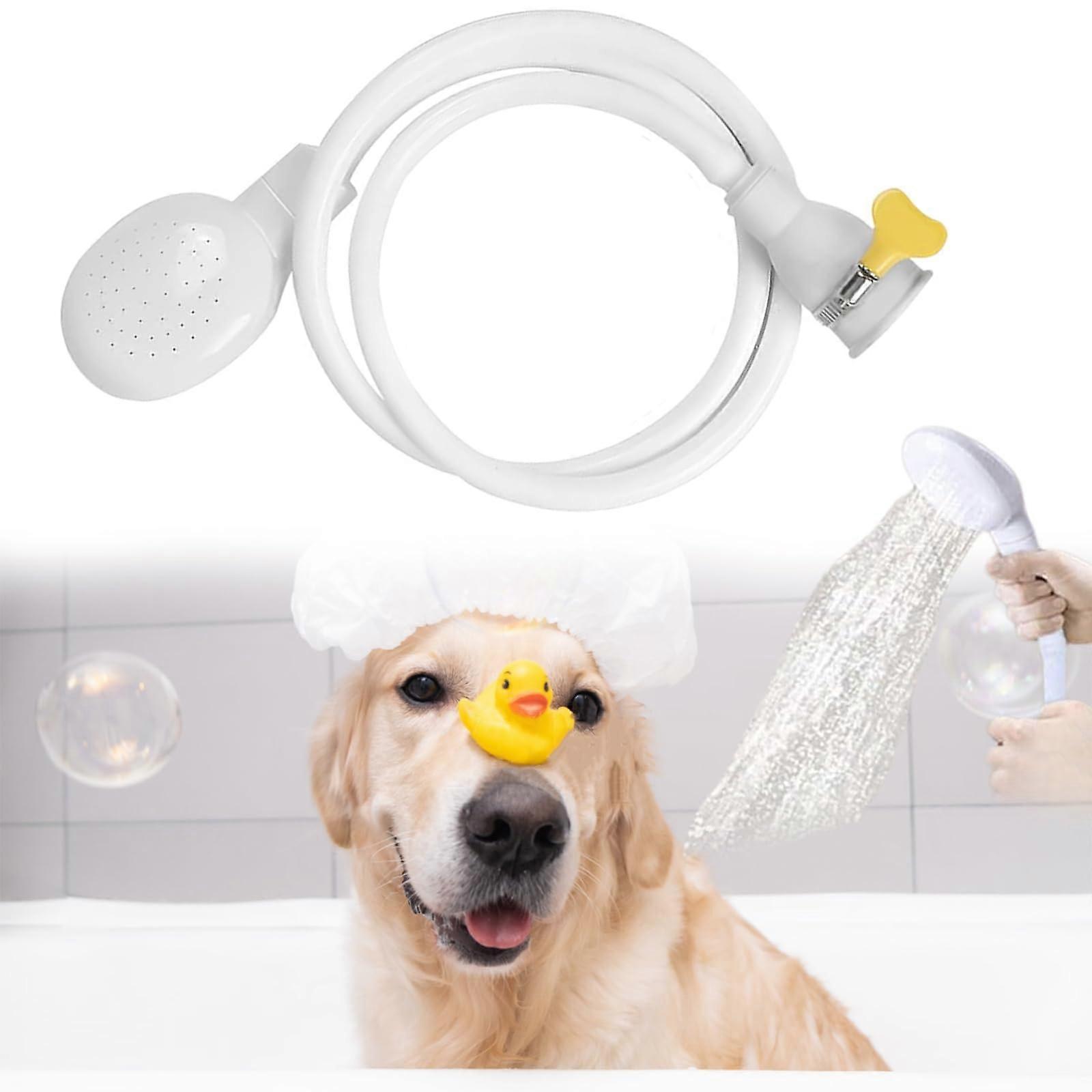 Portable Dog Shower Attachment For Bath Taps Handheld Hose Faucet Shower Head Spray Hose Dog Shower Sprayer