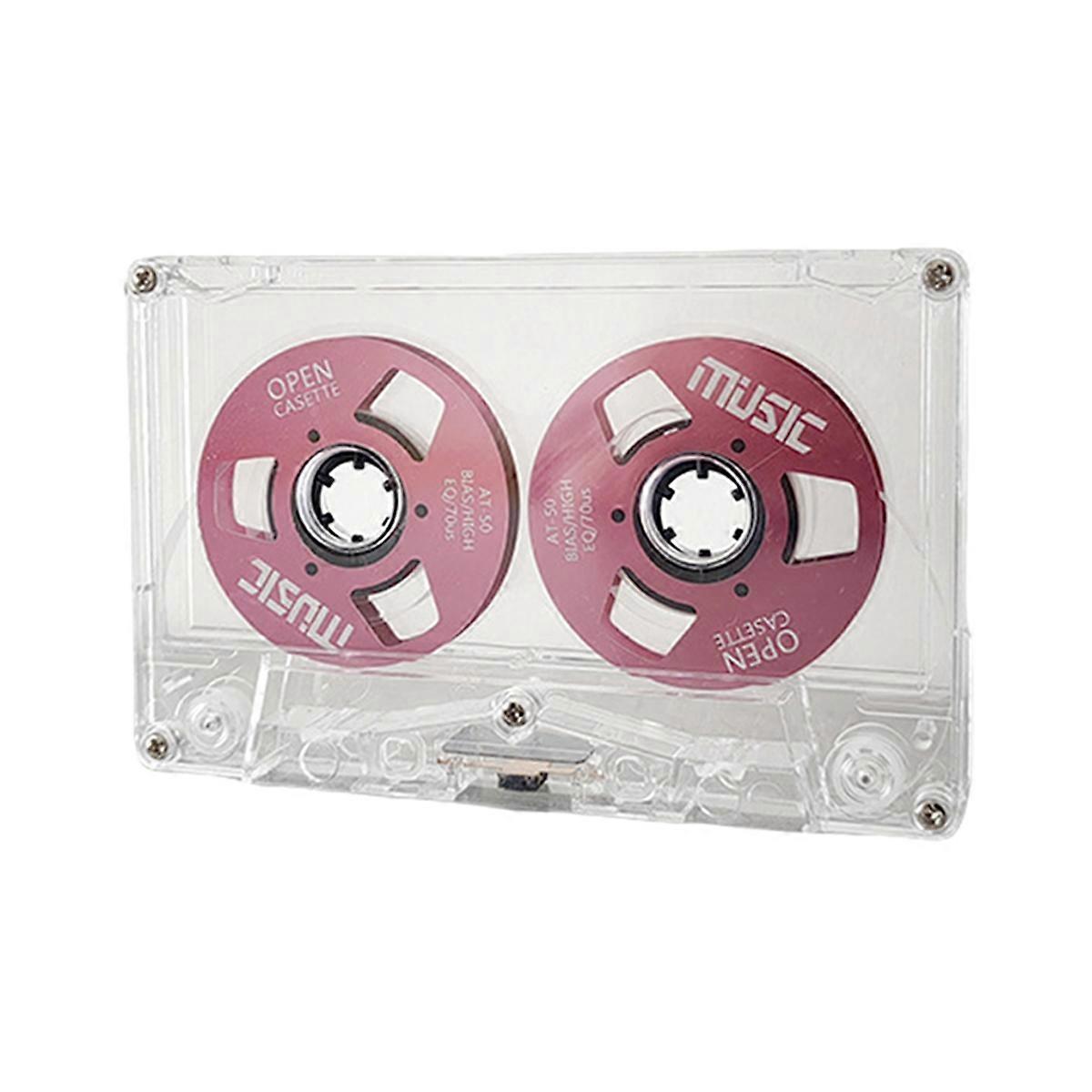 Retro Blank Audio Tape Type 50 Minutes Blank Cassette Tape Double Sided Magnetic Tape for Music Recording