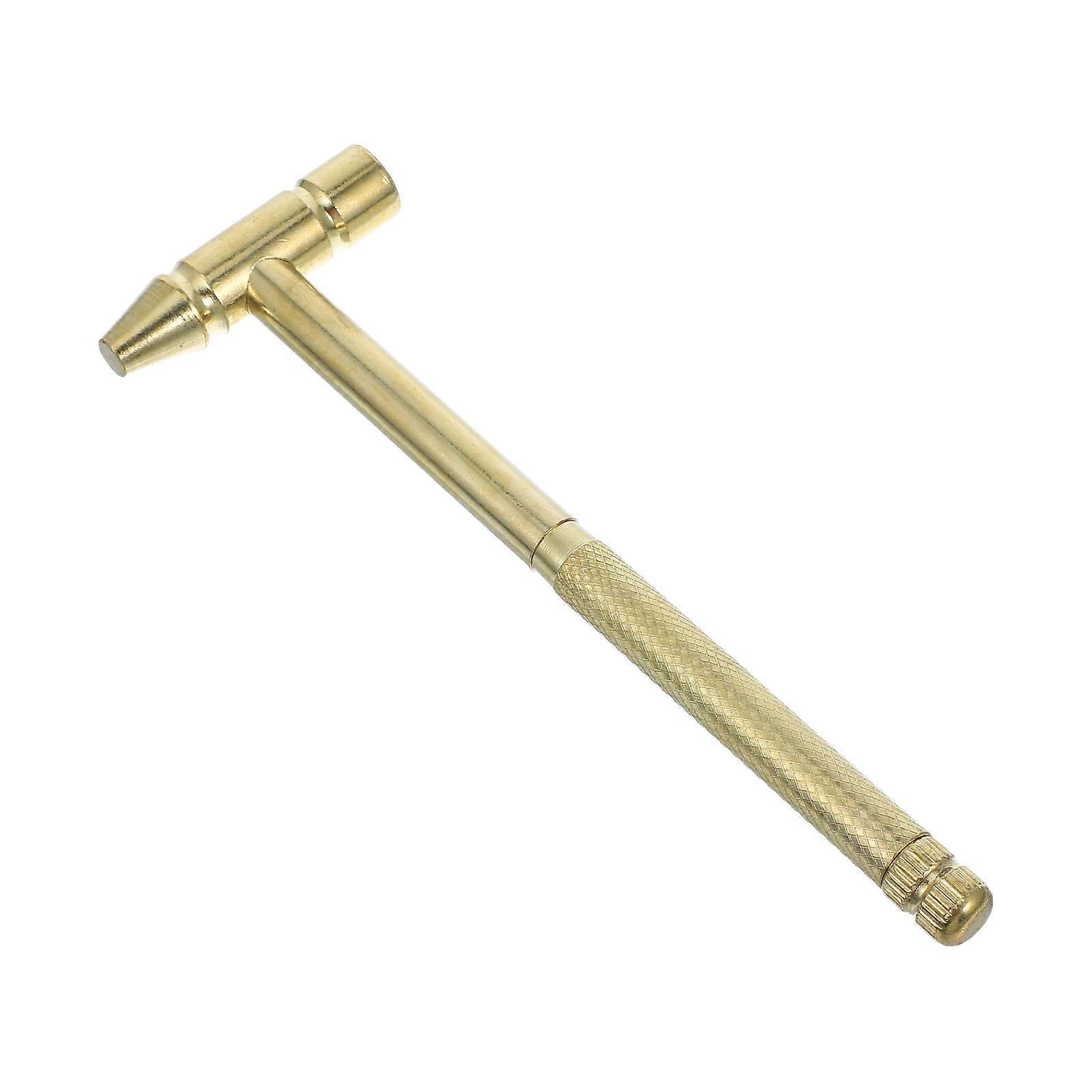 Golden Alloy Small Hammer with Screwdriver Multi-Function Tool