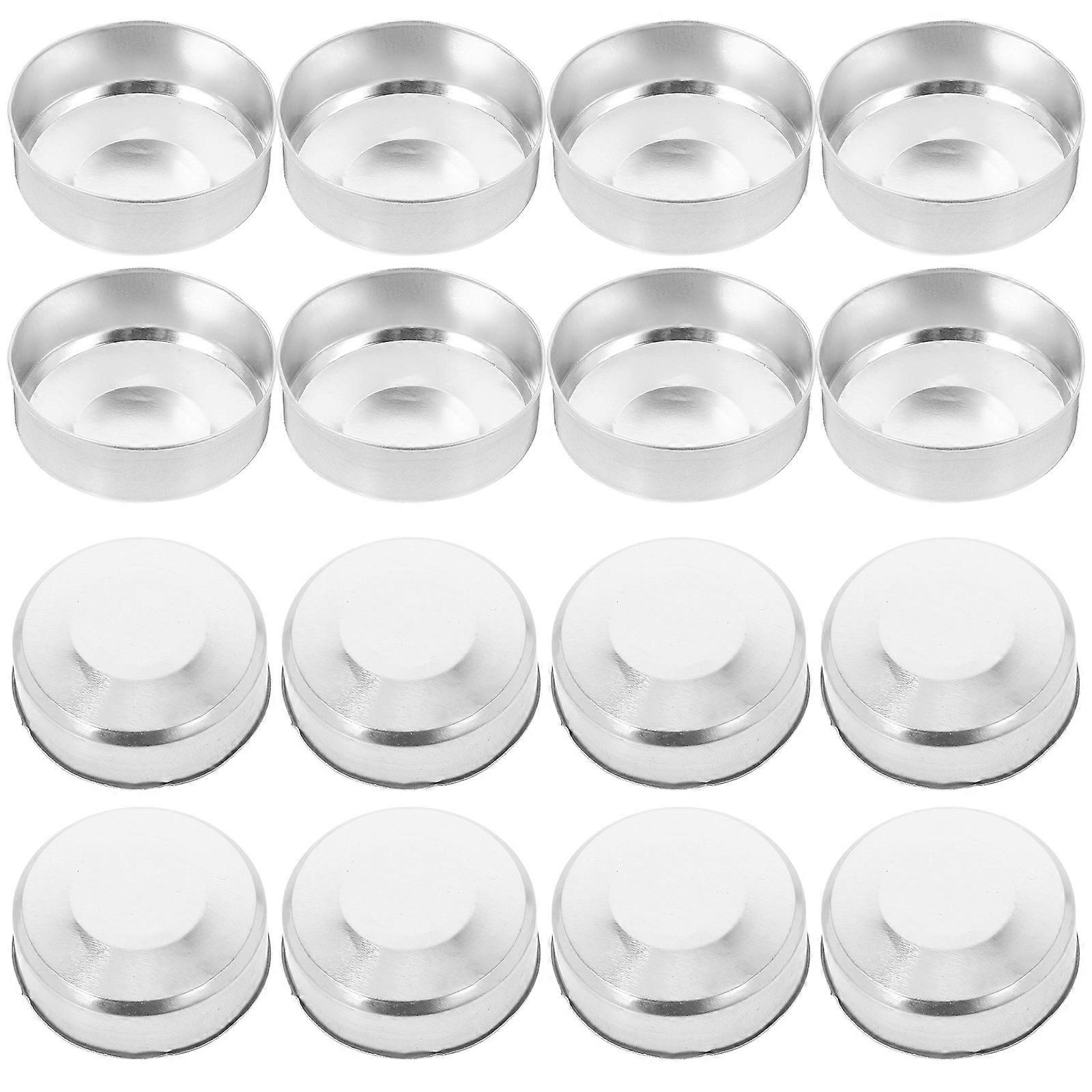 Aluminum Candle Cups Empty Tealight Candle Cups for Decor 30Pcs