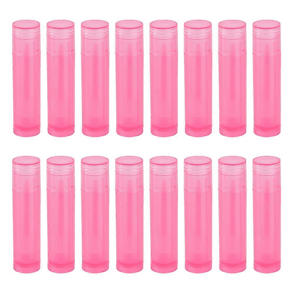 Lip Balm Tubes Pink for Storage Use 30Pcs Refillable Containers