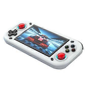 R43S Retro Handheld Video Game Console 4.3Inch Scherm -Compatibel Uit Draagbare Pocket Video Speler 64GB Games Wit