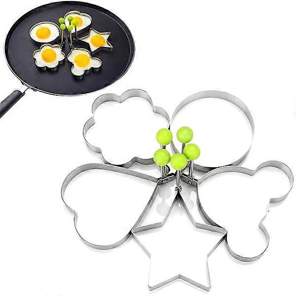 2-Pack - Egg Mold / Egg Mold Silver Flower
