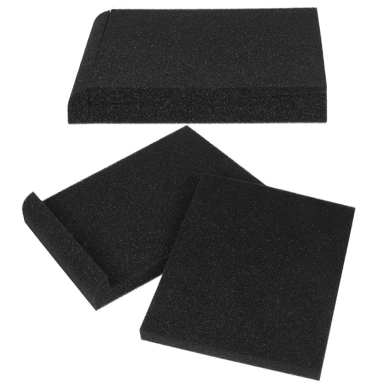 2pcs Small Speaker Isolation Pad High-density Sound Frame Foams Cushion