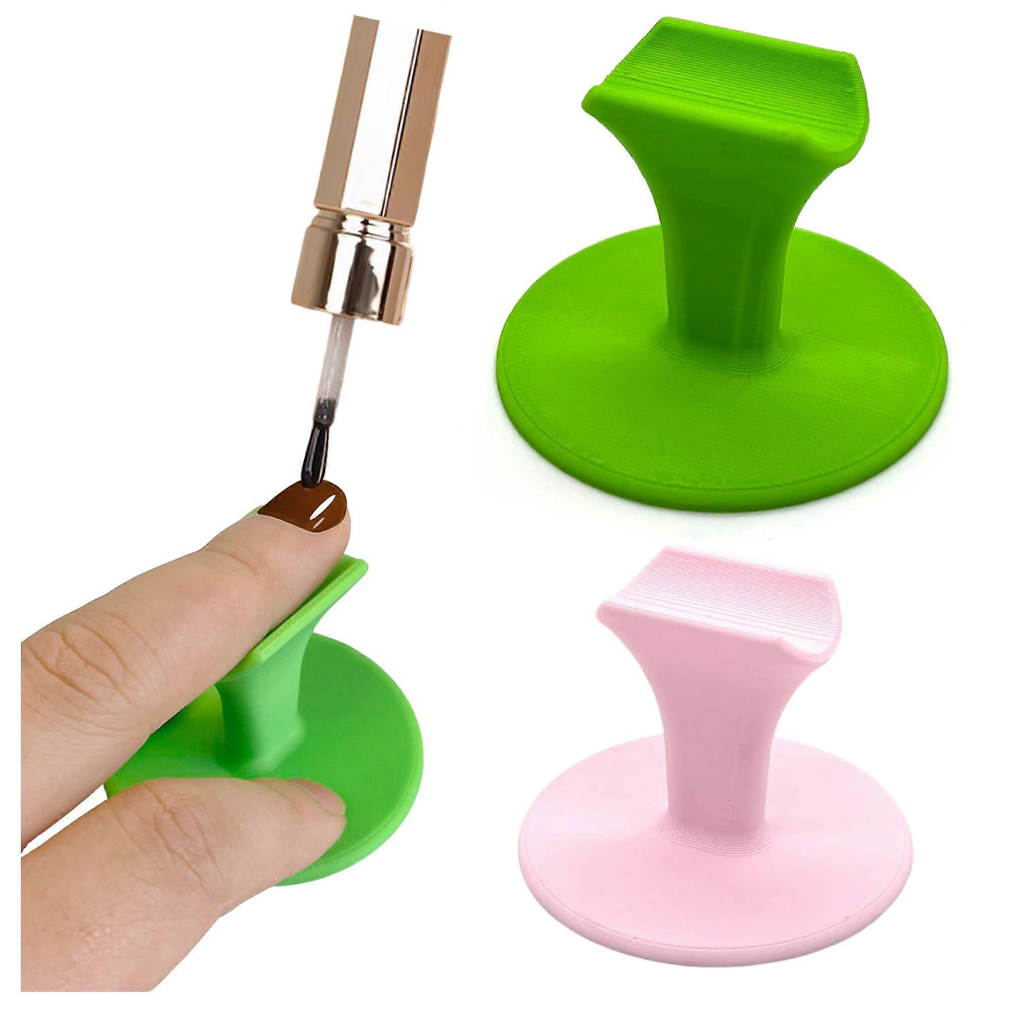 Nail Art Finger Rest and Manicure Hand Support with AntiSlip Base for Salon or DIY Painting