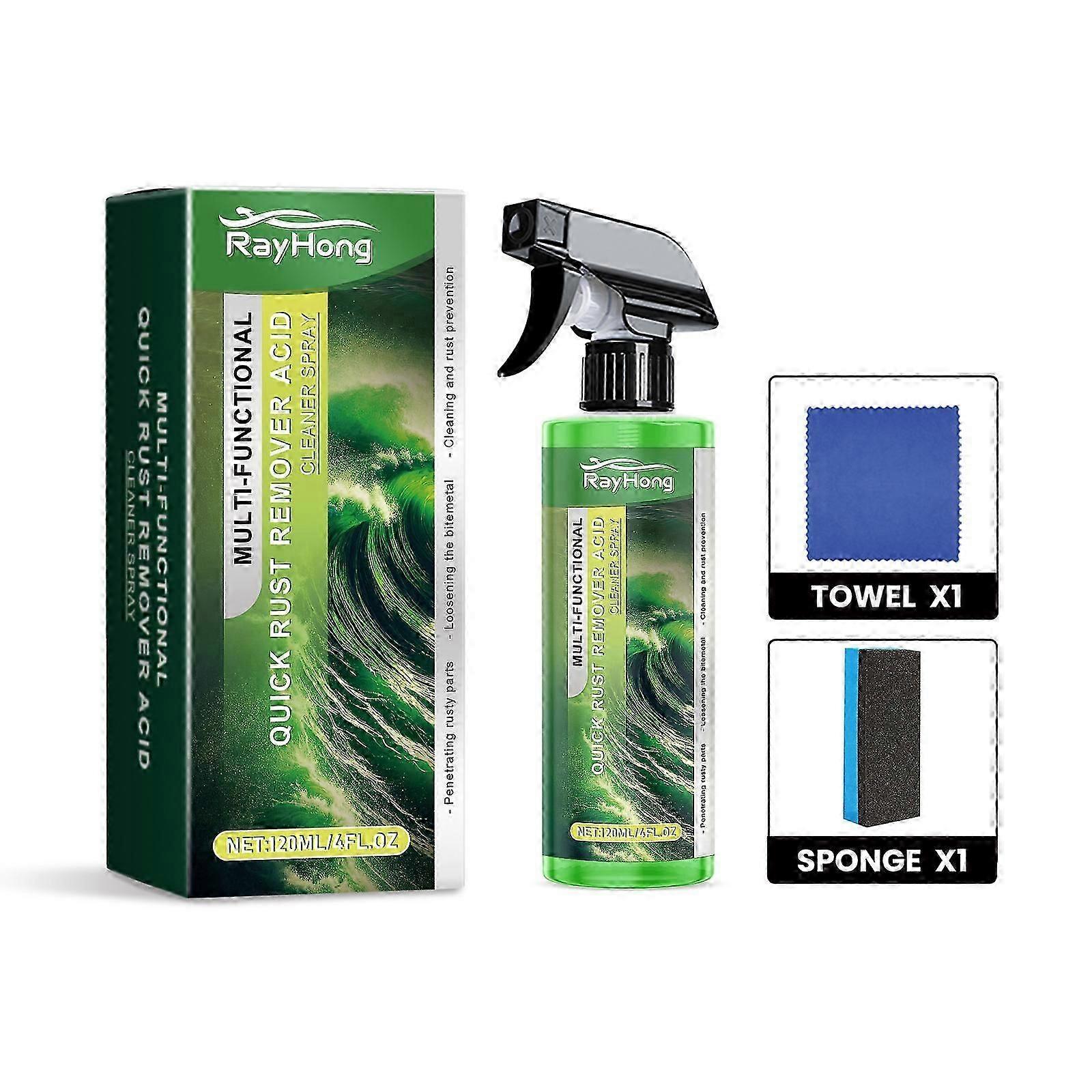 Car Rust Remover Spray - Fast Rust Removal, Surface Cleaning & Protection, Easy to Use, 180g