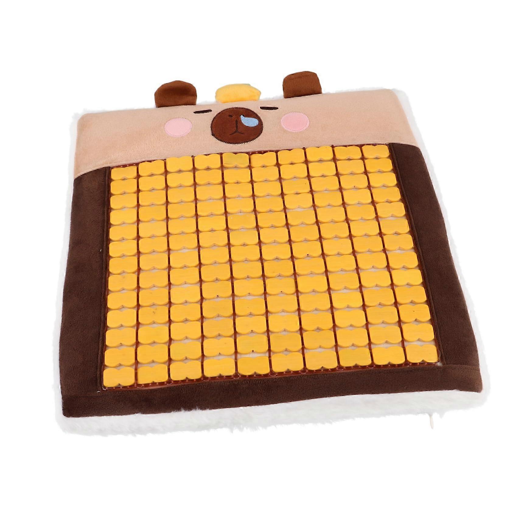 Car Seat Cushion with Breathable Cooling Design, NonSlip Base, Memory Foam Pad for Summer Comfort