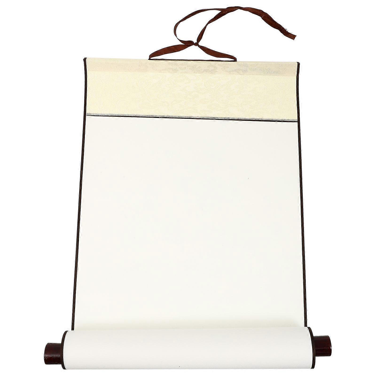 Chinese Painting Scroll Chinese Rice Paper Scroll Blank Calligraphy Scroll for Wall