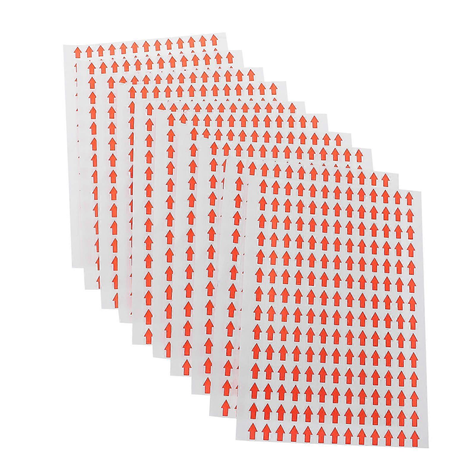 1000Pcs Arrow Stickers Direction Stickers Useful Indicator Tags Labels Stickers