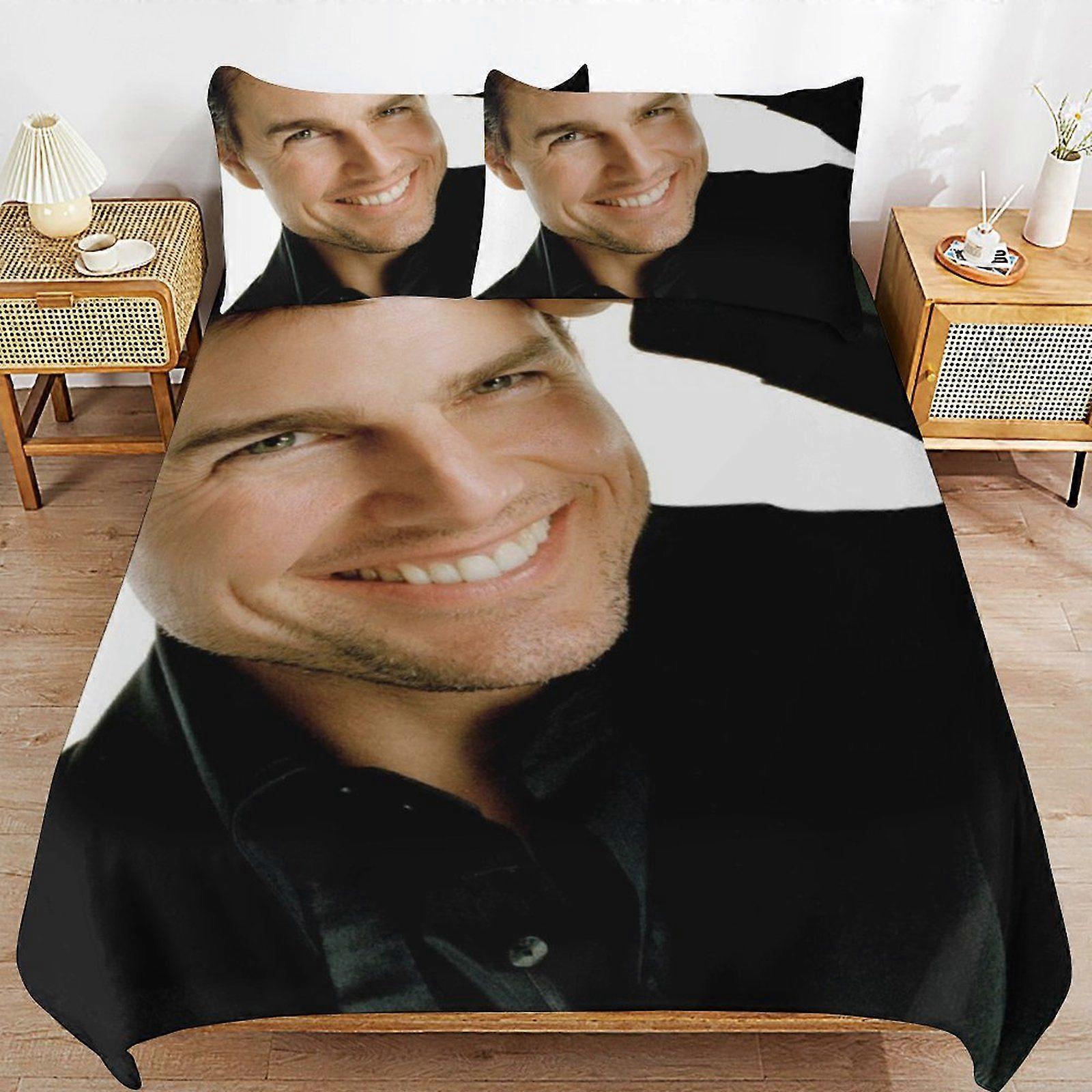 727XB Tom Cruise Convenient Use Cozy Feel Secure Zip Smooth Threading Duvet Cover Sets Ideal for Home KL727