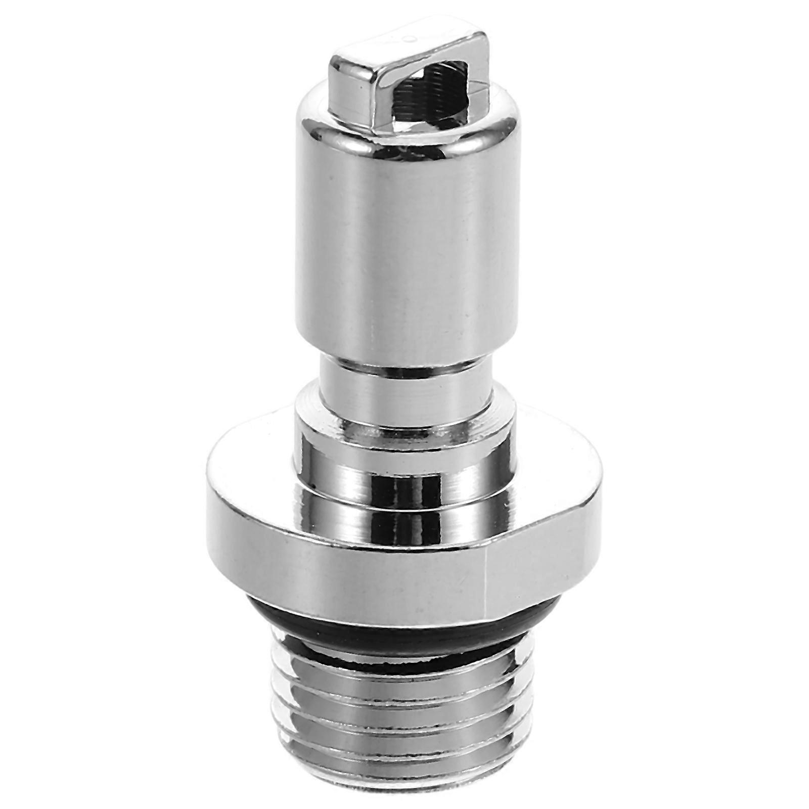 Scuba Connector Adapter for Underwater Use with Quick Disconnect Silver