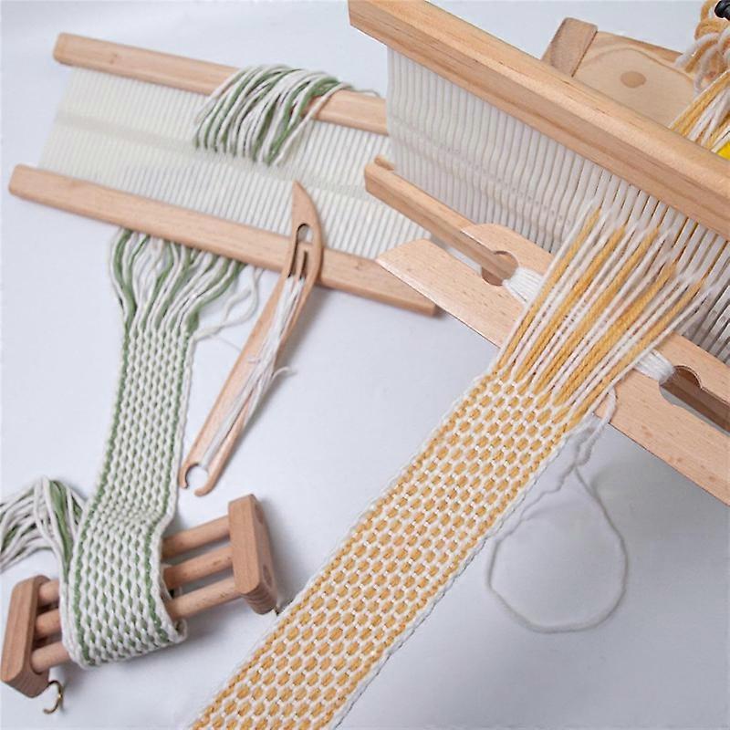 N08R Inkle Weaving Shuttles Set Multifunctional Weaving Tool Practical Needle Threader For Weaving Enthcomiasts Craft Lovers