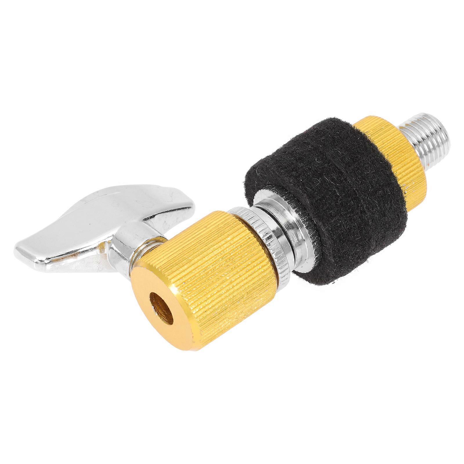Hi Hat Clutch for Drum Set Made of Aluminum Alloy Yellow Color Small and Compact Easy to Install and Use 4.5 Inches