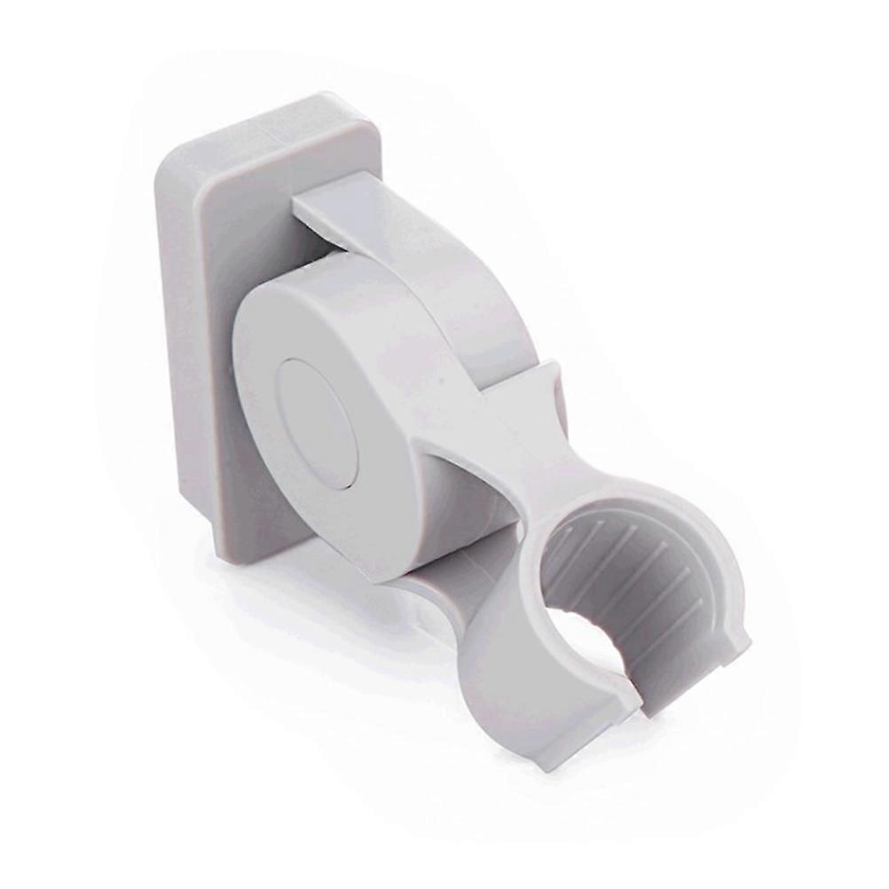 Traceless Adjustable Wall Mounted Sprinkler Rack for Shower Head Nozzle Grey 1 Set