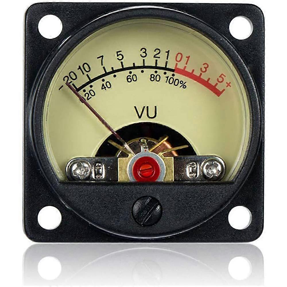 High-Precision VU Meter Backlight Power Amplifier Audio Level Indicator with DB Scale and Adjustable Brightness