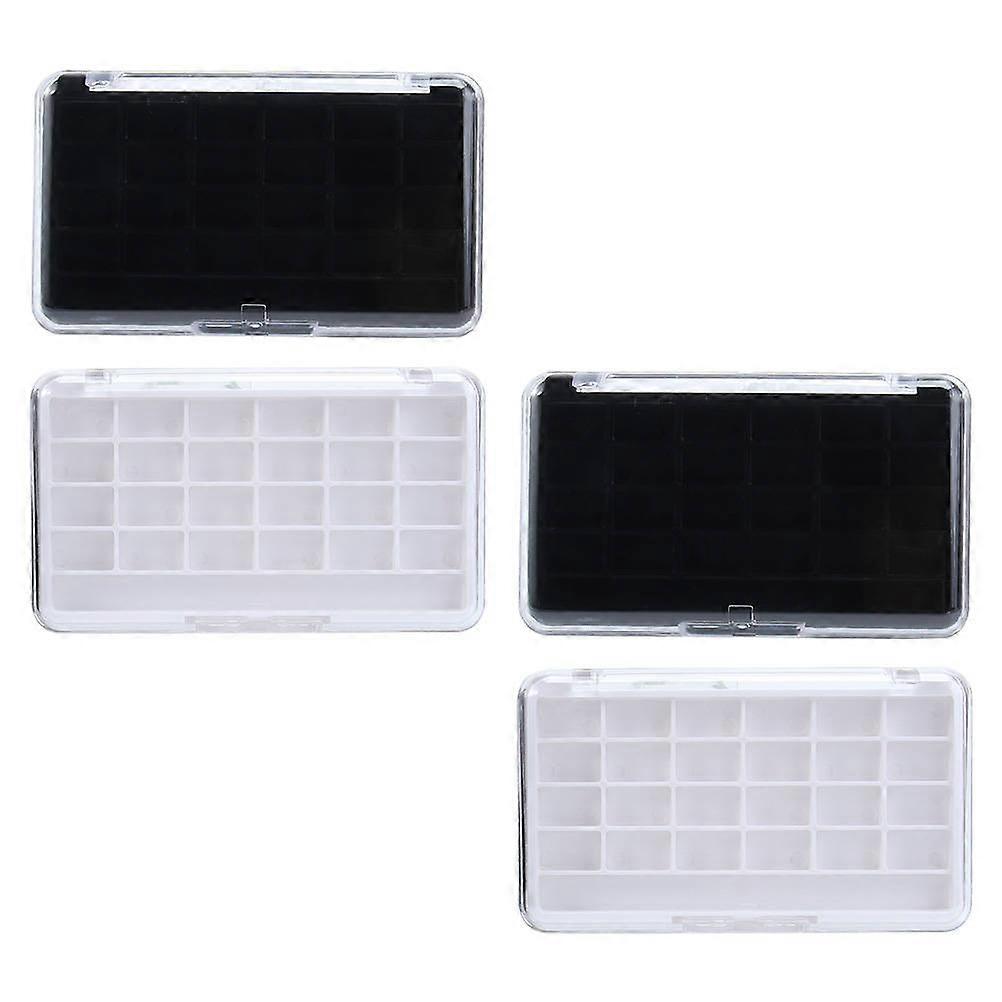 Empty Eyeshadow Cases for Storage Use 12Pcs DIY Tray Assorted Colors