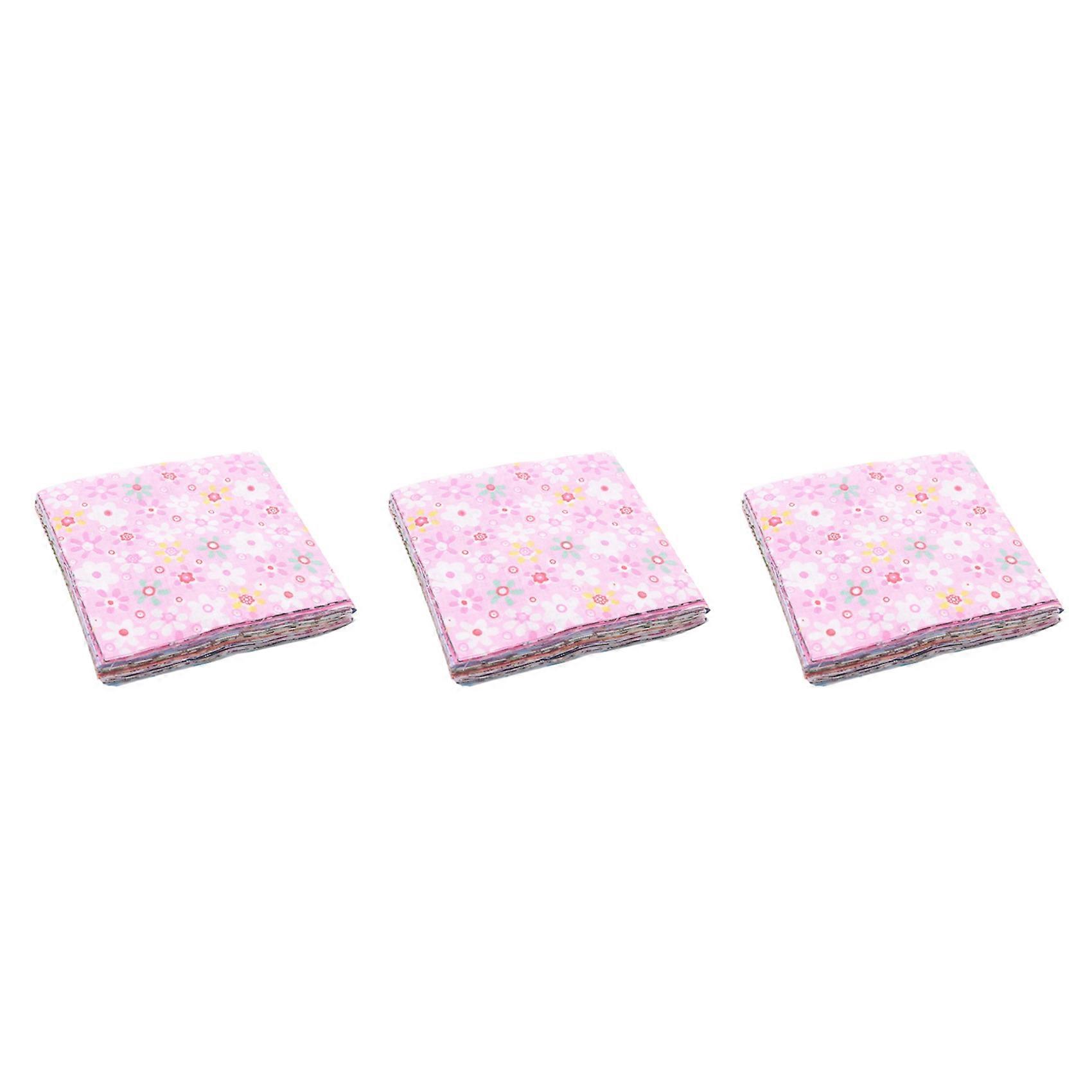 Fabric Patchwork Craft Cotton Material Batiks Mixed Squares Bundle, 10 x 10cm, 150-Pack