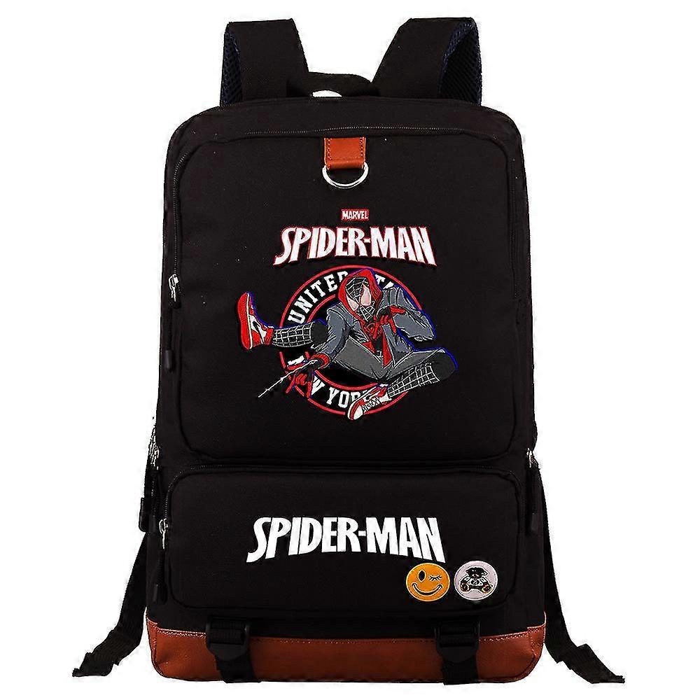 Spiderman Kids School Book Bags Women Bagpack Teenagers Men Laptop Travel Student Backpack 26s