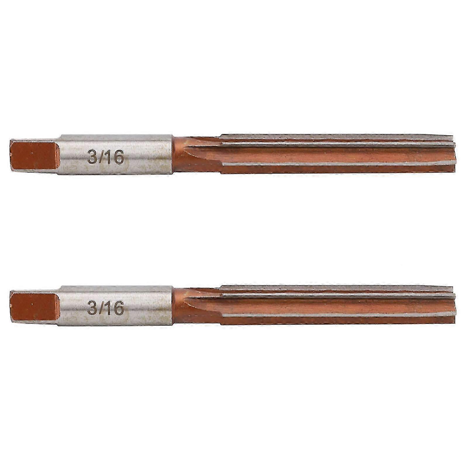 2PCS Hand Reamer American System Straight Shank Conical Reamer for Boring Processing3/16 2025