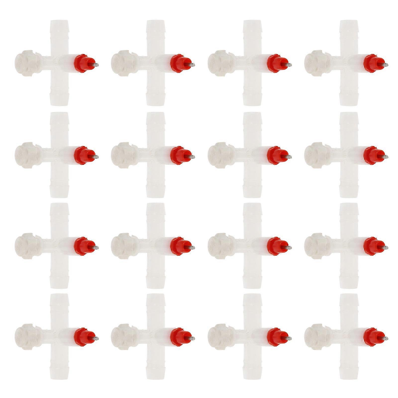 Chicken Tee Waterer Nipples for Feeding Use 20Sets Automatic Poultry Waterer Device
