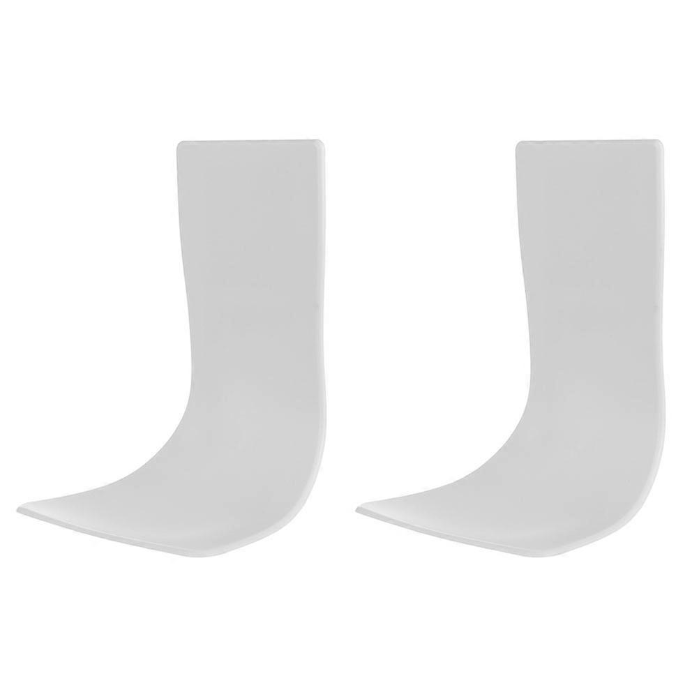 Leakproof Tray Soap Dispenser Tray for Home 2Pcs White ABS