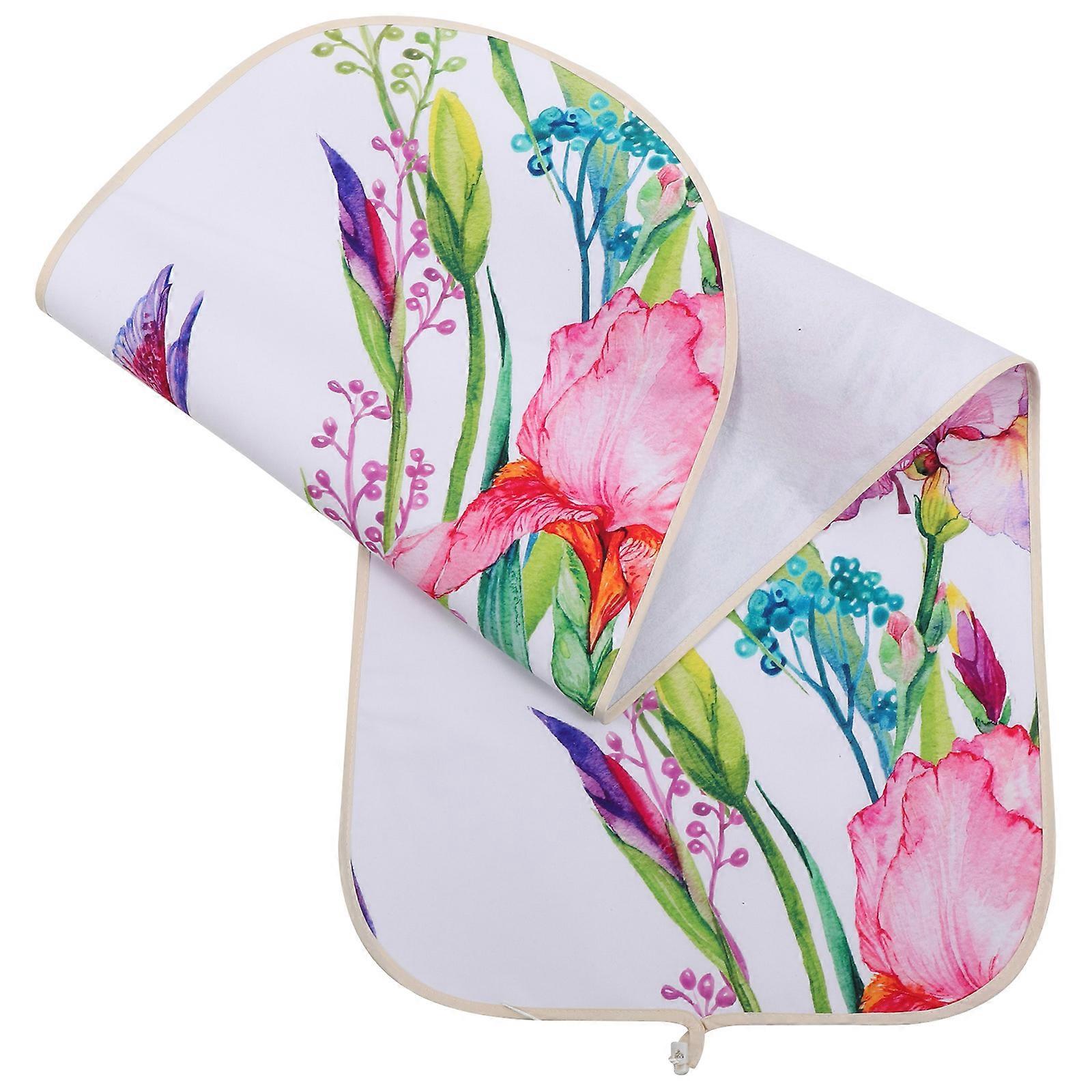 Replacement Ironing Board Pad Heat-Resistant Board Cover 2Pcs with Pattern