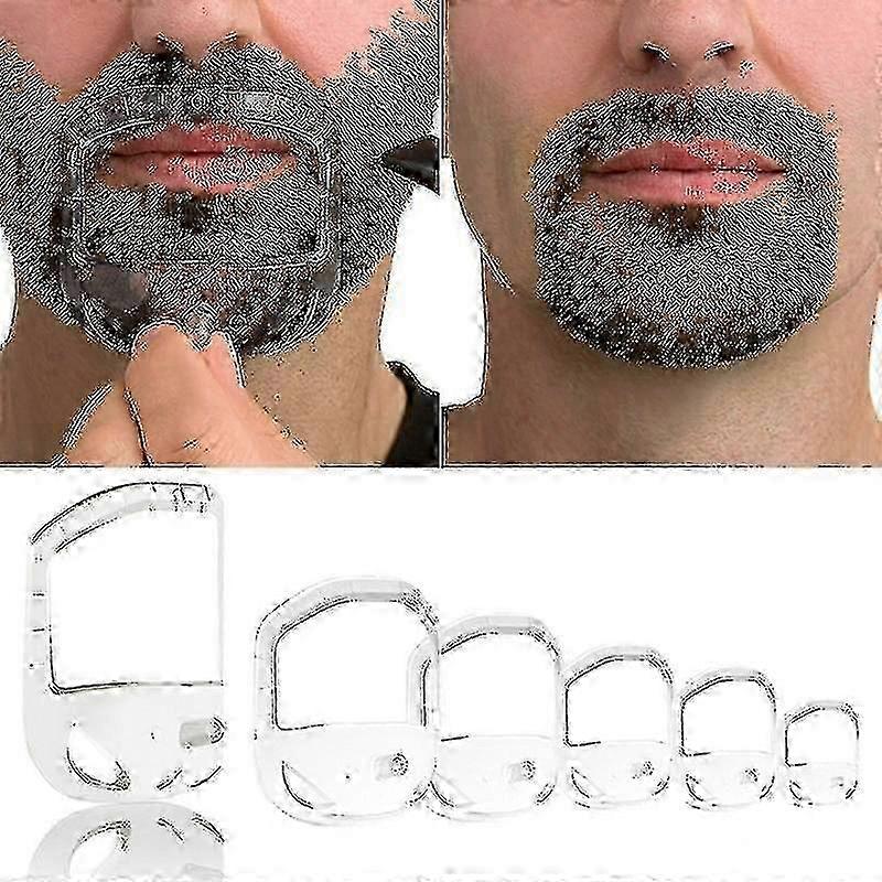 Men Beard Styling Tool - Goatee Shaving Template 2025