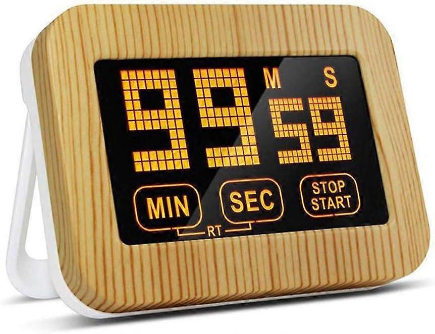 Touch Screen Kitchen Timer with Loud Alarm & Backlight LCD