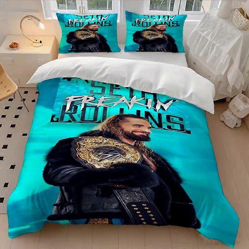 3pcs Seth Rollins Champion Duvet Cover Set - Bedding Set Printed Bedding