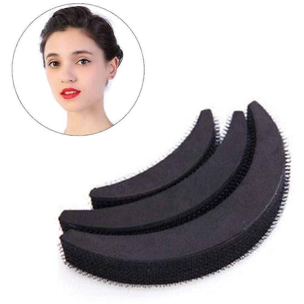 Hair Volume Insert Tool Set with AntiSlip Grip for Quick DIY Updo Styling, Three Size Clips