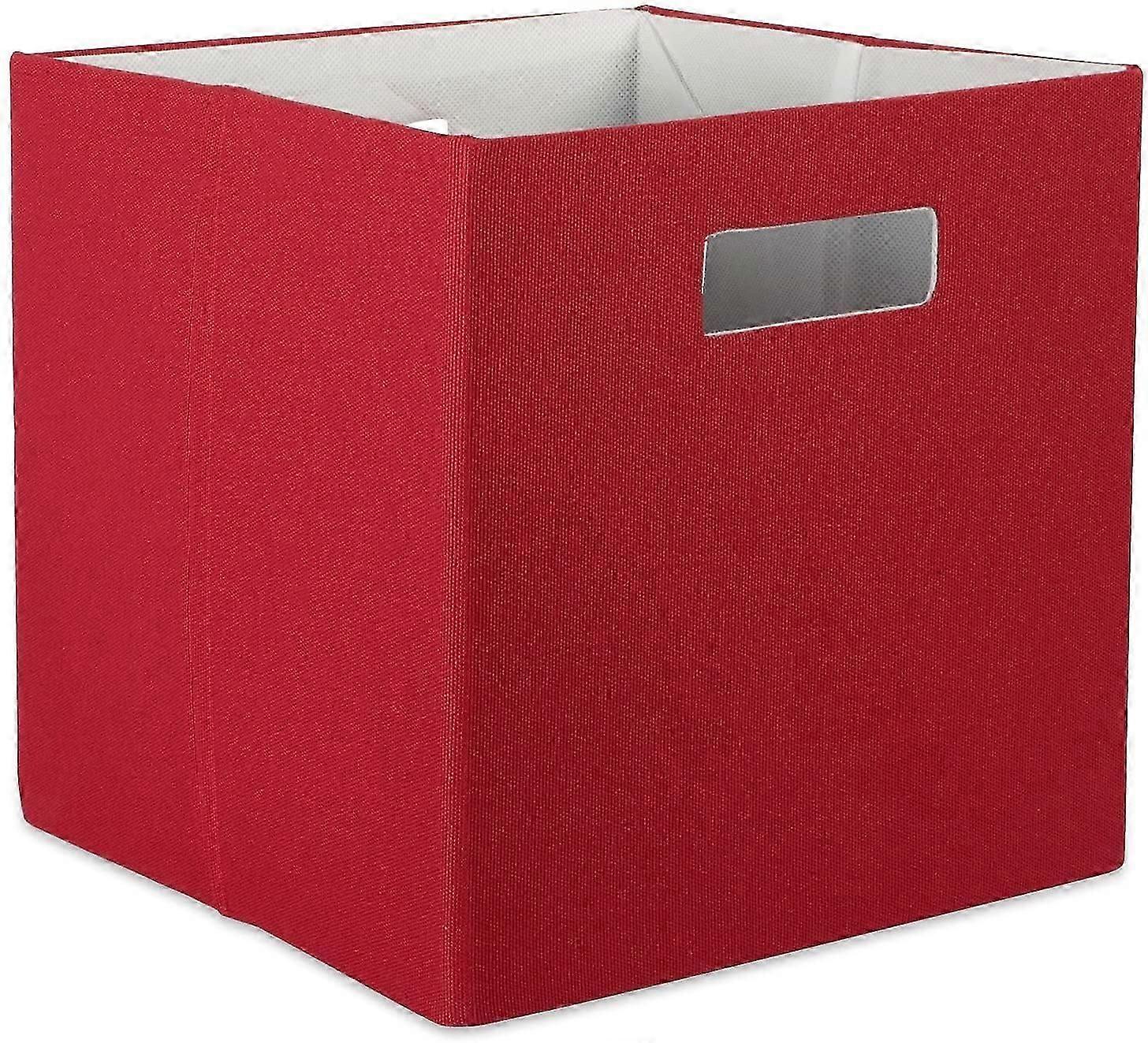 Foldable storage box-red