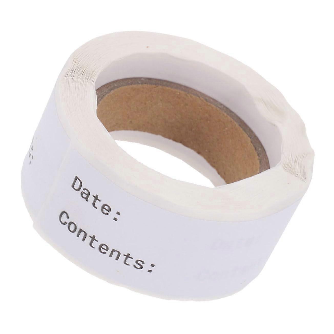 Blank Writable Jar Labels for Clear Food Identification, SelfAdhesive Kitchen Storage Stickers