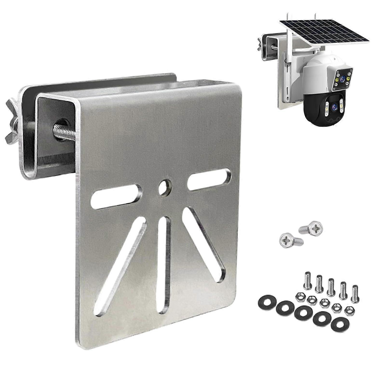 Gutter Camera Mount for SoloCam S340, Stainless Steel Weatherproof Bracket, No Drill Install