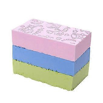 3pcs Ultra Soft Exfoliating Bath Sponge for Shower, Japanese PVA Body Scrub Sponge Dead Skin Remover