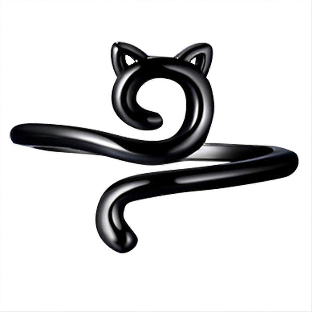 30PCS Crochet Ring for Finger Yarn Adjustable Knitting Loop Cat Ears