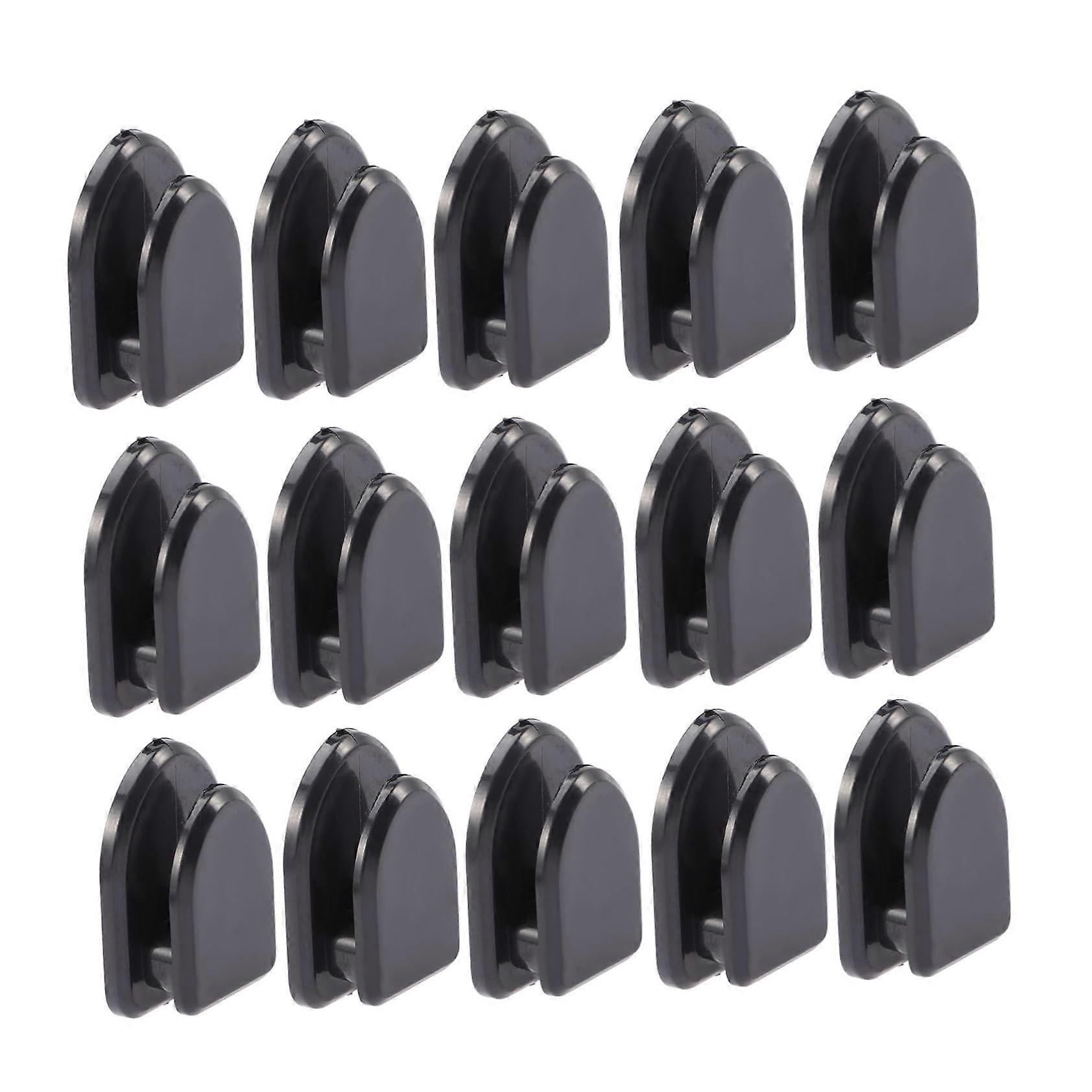 15Pcs Self Adhesive Car Interior Hooks SpaceSaving Organizer for Keys Cables Masks Durable MultiPurpose Design