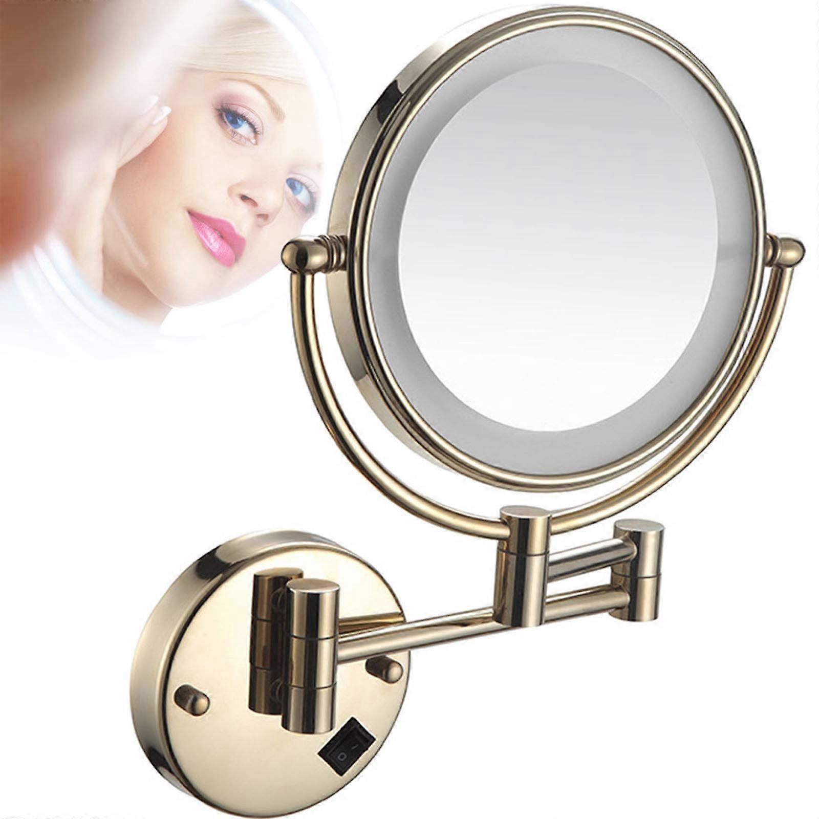 Gold Decorative Square Accent 7.9 x 7.9 Inch SpaceSaving Display Platform for Home Decor