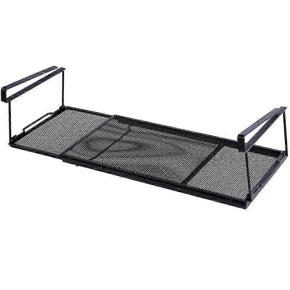 Extendable Under Cabinet Organizer Shelf, Under Desk Storage Rack