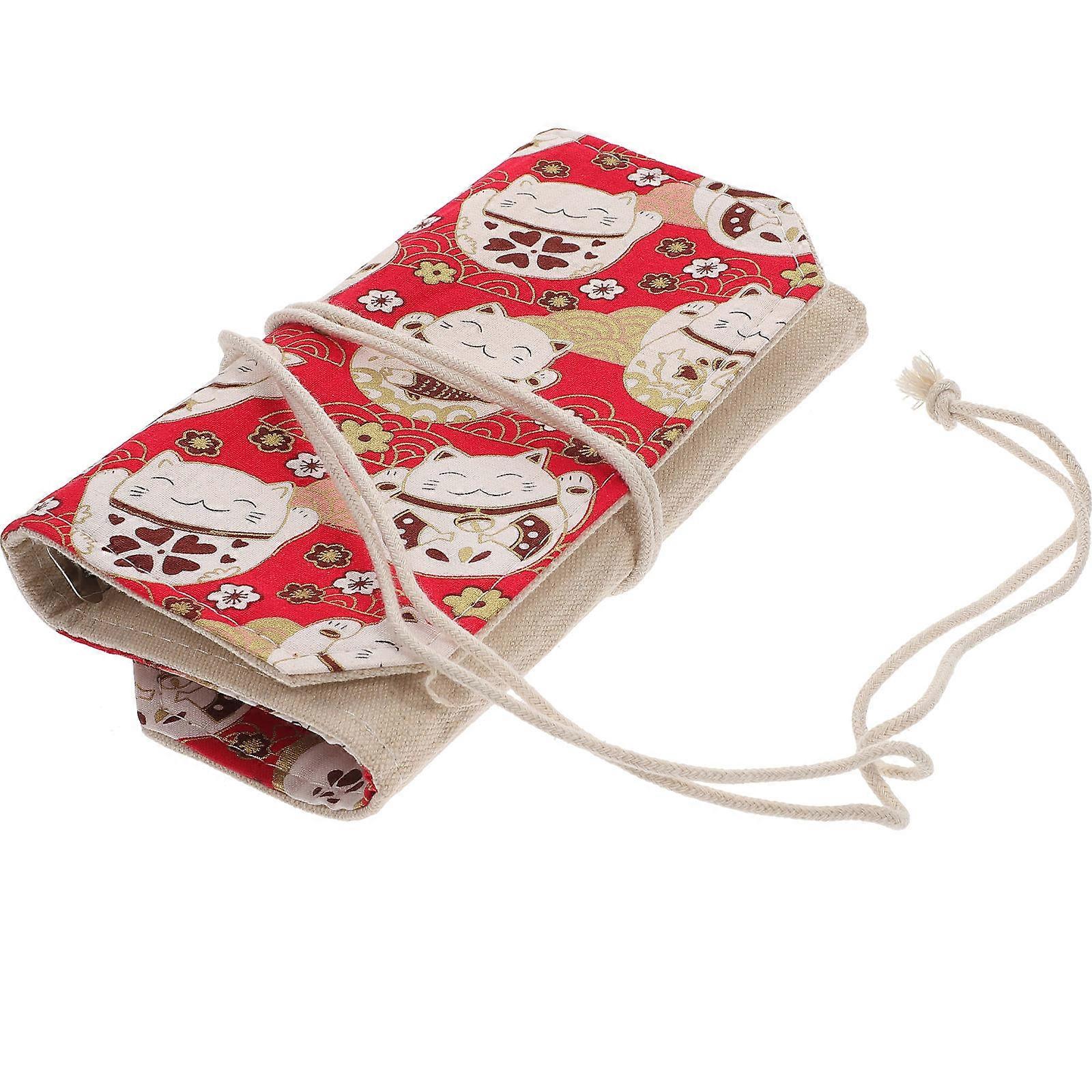 Budget Notebook Shell for Writing with 3Pcs Red Cloth Scrapbook Binder