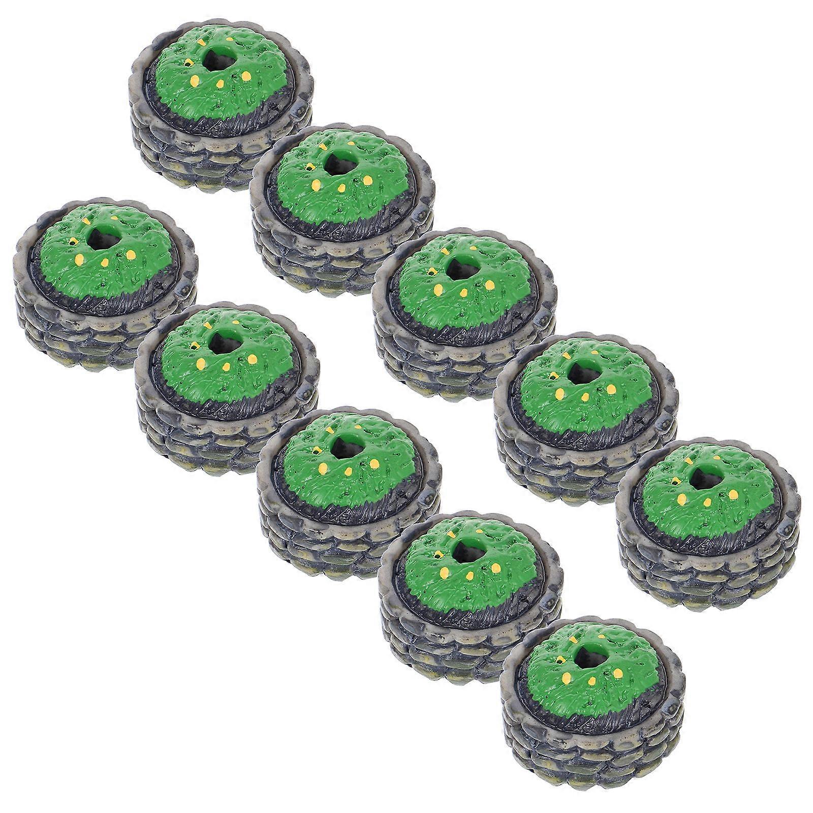 Tree Base Models Plastic for Miniature Landscape Decor 10Pcs Table Decoration