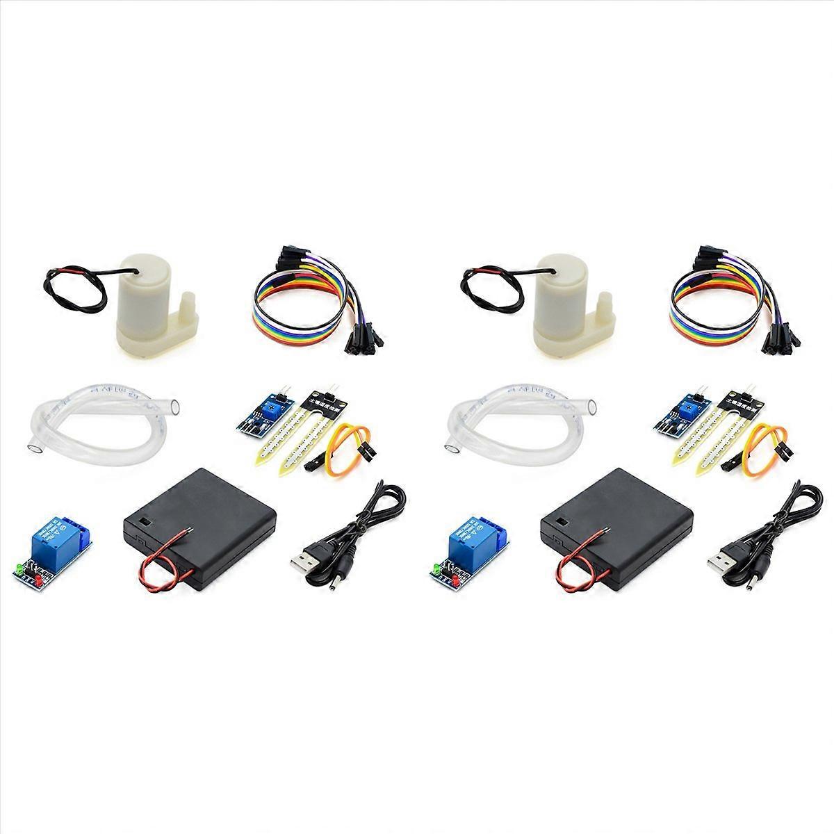 1Set Automatic Irrigation DIY Kit Water Pump Soil Moisture Detection