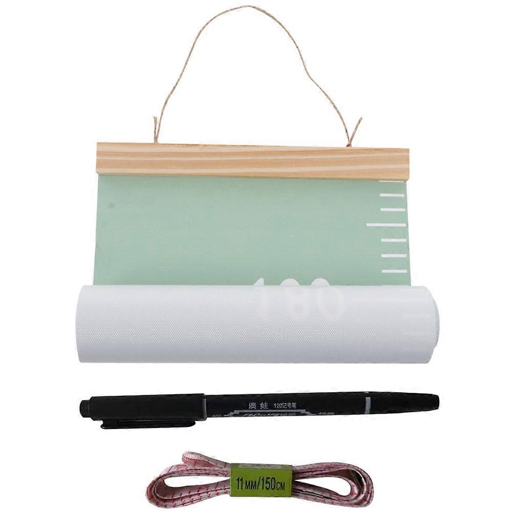 Kids Growth Chart Wall Hanging Height Measurement Ruler 1Set