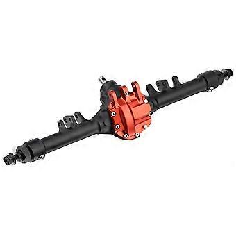 Aluminum Rear Axle for 1/10 RC Crawler SCX10 II – Durable Black Offset Straight Axle Set for Axial Rock Truck